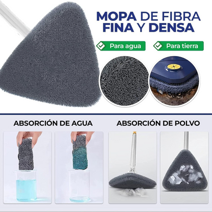Fregona Triangular + 2 Recambios Gratis